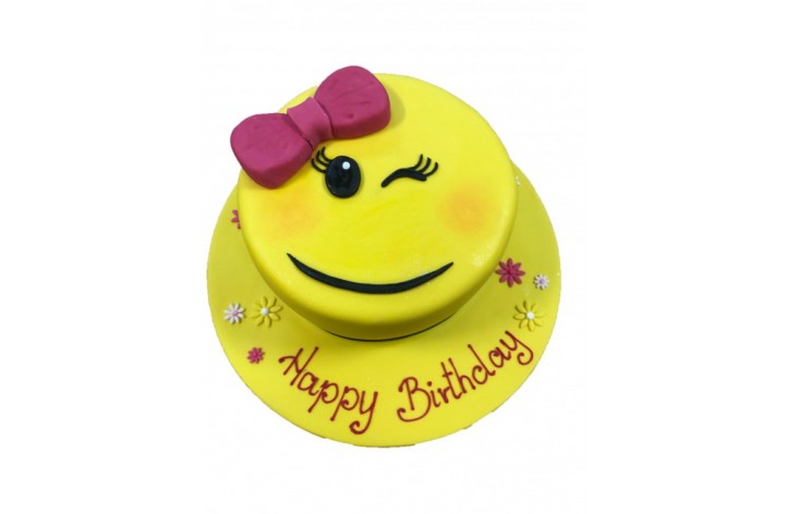 Emoji Simple Cake 